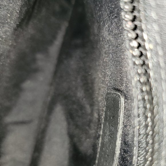 Authentic Versace Black Leather Wristlet Clutch, Gold Hardware 6.5"(L) x 10"(W) - Picture 8 of 14